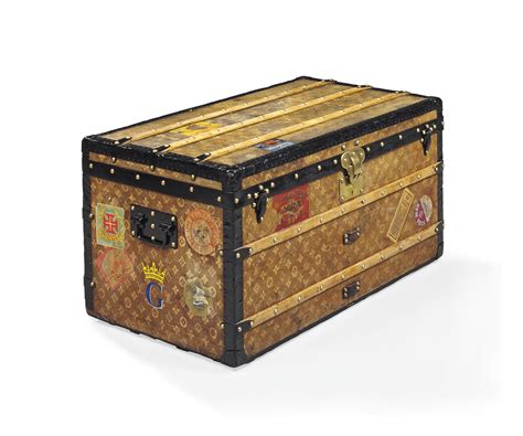 monogram canvas pic trunk.